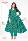 Zeenat Vol 7 By Shree Ganesh Anarkali Style Kurti With Pant Dupatta